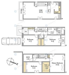 板橋区志村2丁目 新築分譲住宅2棟