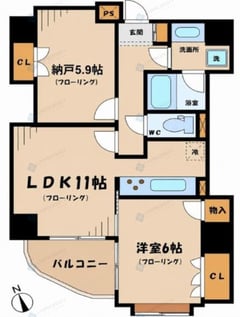 ドミール東府中　3階