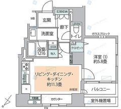 トーキョー・オーディアム日本橋浜町　1504号室