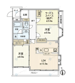 レクセルマンション府中　205号室