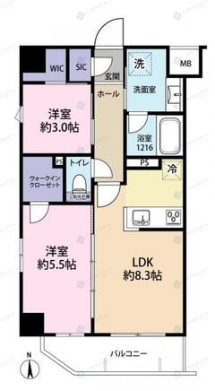 プレールドゥーク菊川駅前　3階