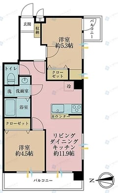 マンション初穂赤羽　701号室