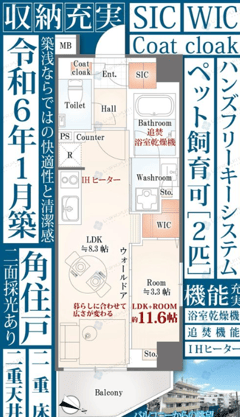 デュオステージ中野　405号室