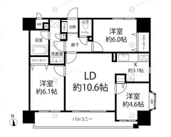 藤和シティホームズ高円寺　603号室