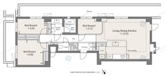 白金三光坂パーク・マンション　401号室