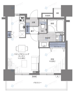 中野南台パーク・ホームズ 1702号室