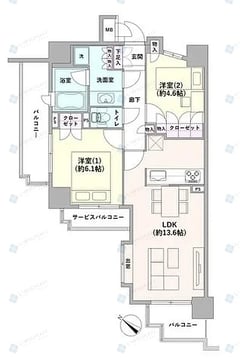 ヴィーナ・パルテール　13階部分