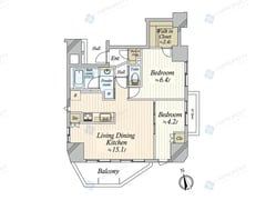 プレシス東日暮里エアマークス　501号室