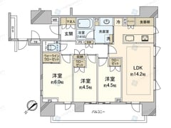 クレヴィア茗荷谷 文京の丘 1401号室