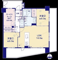 クレストフォルム上野グランステージ　612号室