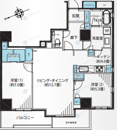 ソプラタワー　1507号室