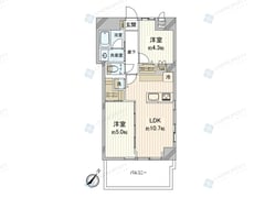 ライオンズマンション千駄木第2　204号室