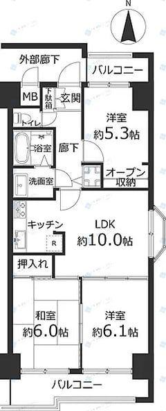 コスモ板橋蓮根　505号室